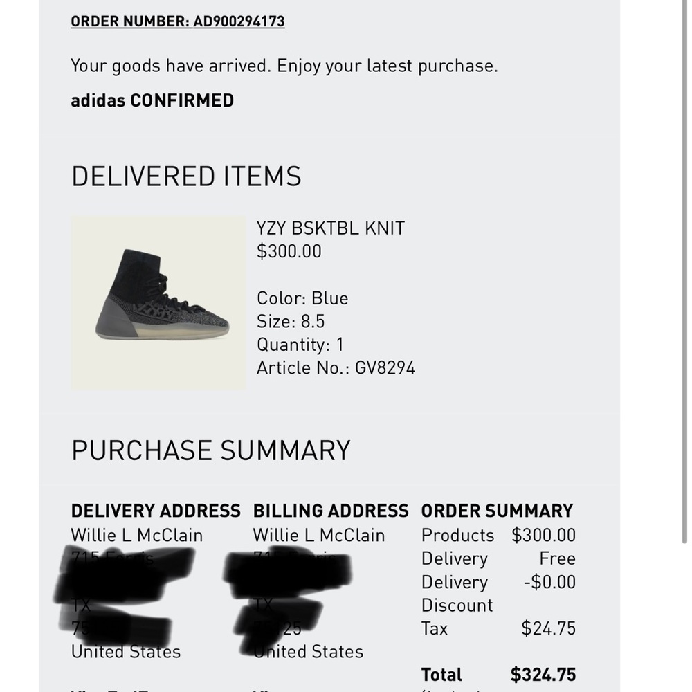 Yeezy Knit size 8.5